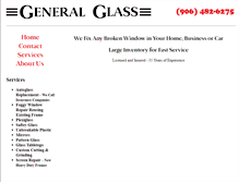 Tablet Screenshot of generalglassmirror.com